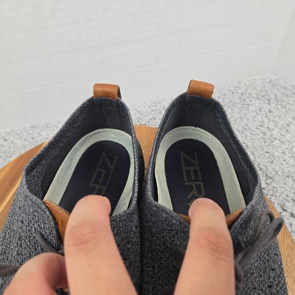 Cole Haan Mens 12 ZeroGrand Stitchlite Gray Wingtip Casual Daily Oxford Sneaker - Picture 12 of 13